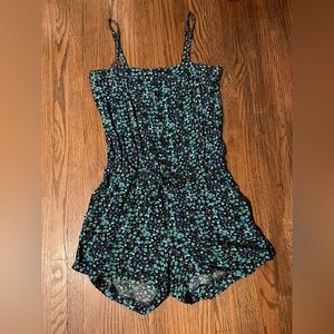 Floral Print Romper